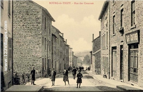Carte postale de Bourg-de-Thizy