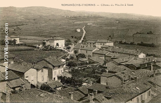 Carte postale de Romanèche-Thorins 