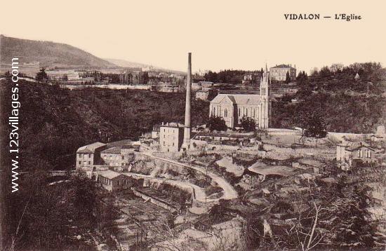 Carte postale de Vidalon lès Annonay