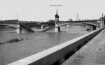Carte postale Lyon ... Pont détruit 1940. 1944 