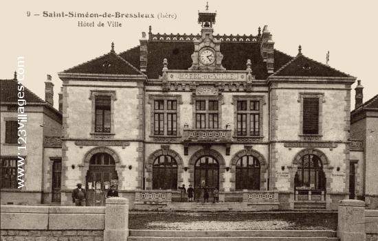 Carte postale de Saint-Simeon-De-Bressieux