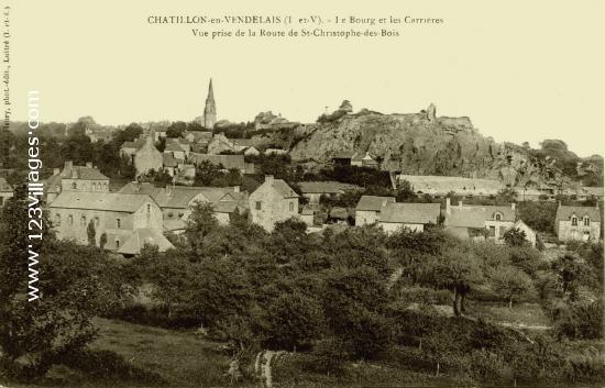 Carte postale de Chatillon-En-Vendelais