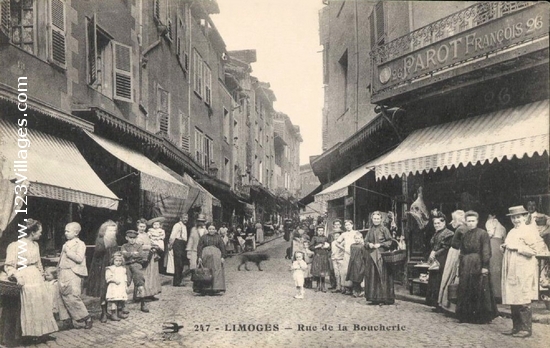 Carte postale de Limoges