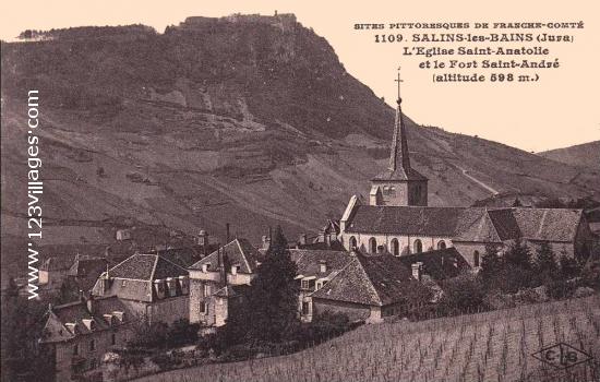 Carte postale de Salins-Les-Bains