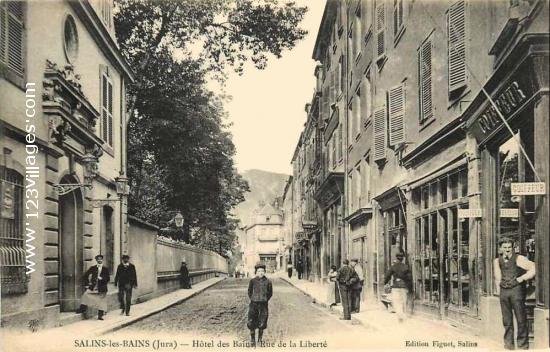 Carte postale de Salins-Les-Bains