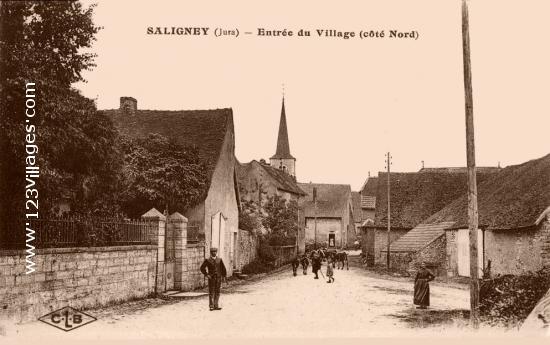 Carte postale de Saligney