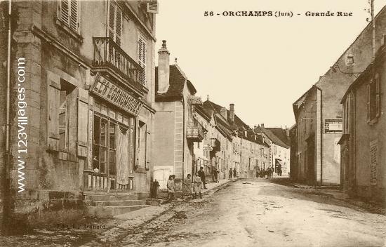 Carte postale de Orchamps