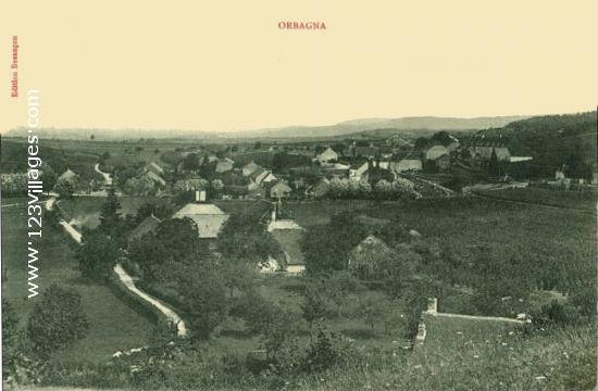 Carte postale de Orbagna