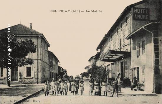 Carte postale de Priay