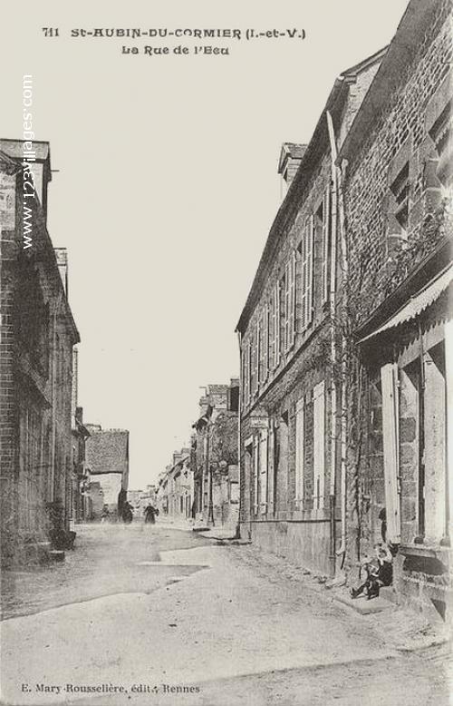 Carte postale de Saint-Aubin-Du-Cormier