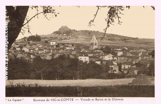Carte postale de Yronde-et-Buron 