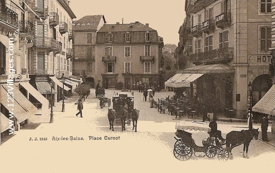 Carte postale de Aix-les-Bains