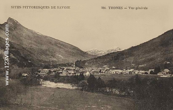 Carte postale de Thônes