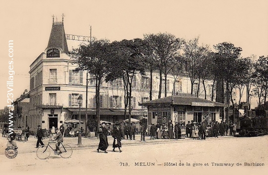 Carte postale de Melun