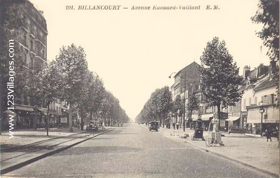 Carte postale de Boulogne-Billancourt