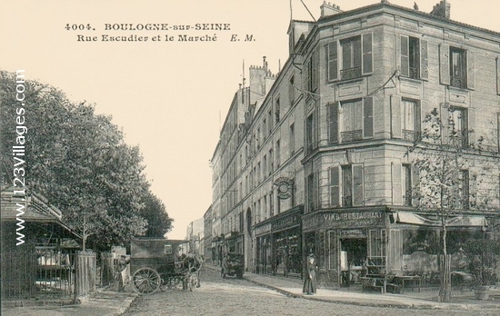 Carte postale de Boulogne-Billancourt