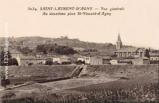 Carte postale de Saint-Laurent-d Agny