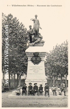 Carte postale de Villefranche-sur-Saône