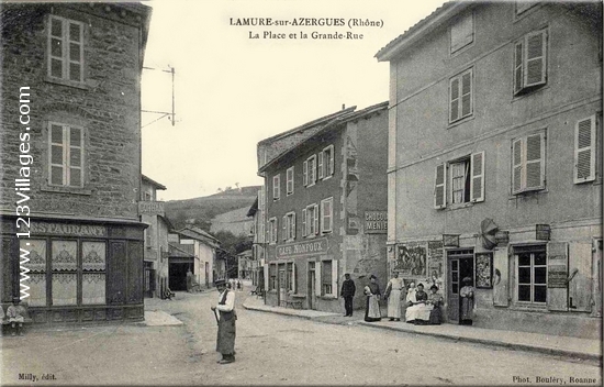 Carte postale de Lamure-sur-Azergues