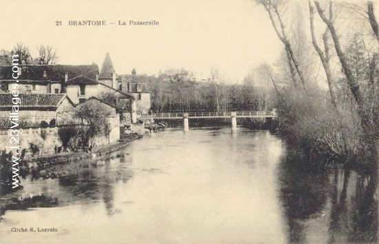 Carte postale de Brantôme