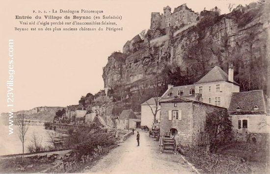 Carte postale de Beynac-et-Cazenac