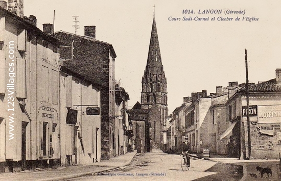 Carte postale de Langon
