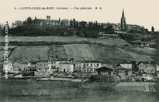 Carte postale de Sainte-Croix-du-Mont