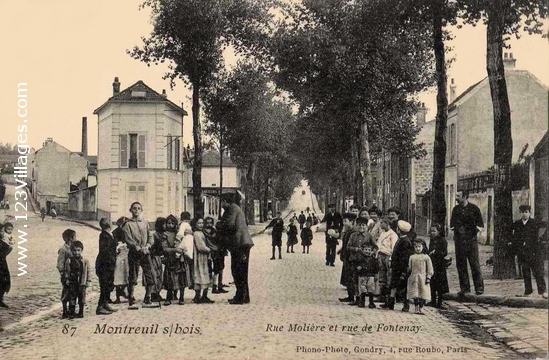 Carte postale de Montreuil