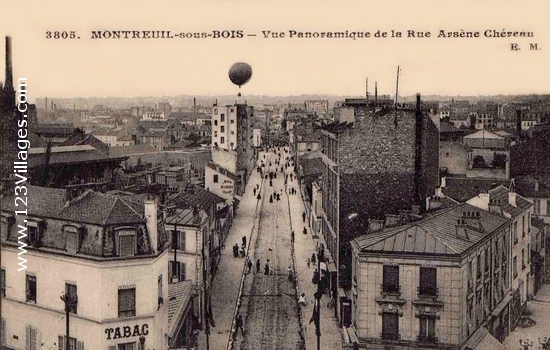 Carte postale de Montreuil