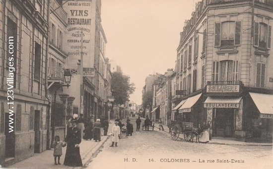 Carte postale de Colombes