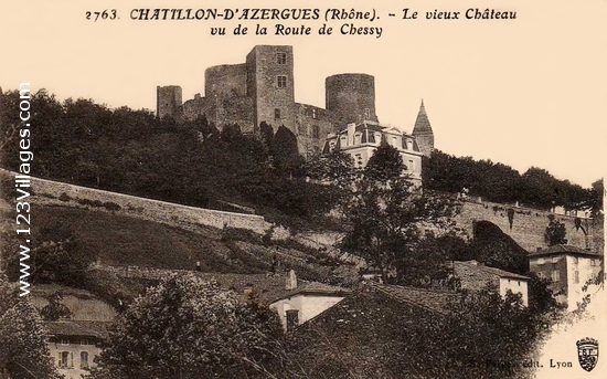 Carte postale de Châtillon