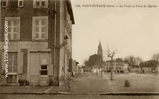 Carte postale de Pont-Evêque