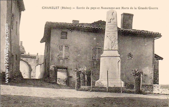 Carte postale de Chamelet