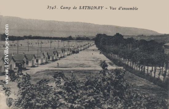 Carte postale de Sathonay-Camp