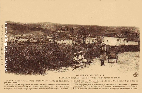 Carte postale de Salles-Arbuissonnas-en-Beaujolais