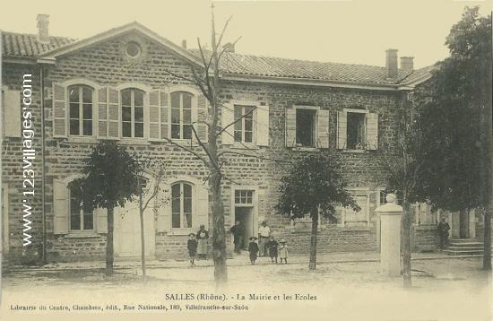 Carte postale de Salles-Arbuissonnas-en-Beaujolais