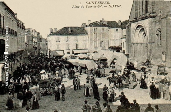 Carte postale de Saint-Sever