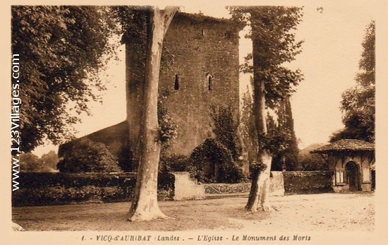 Carte postale de Vicq-d Auribat