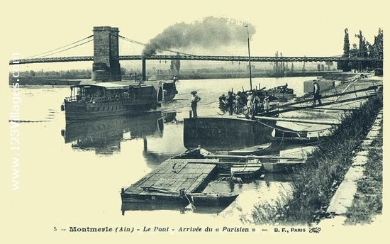 Carte postale de Montmerle sur Saône