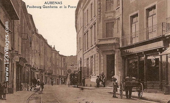 Carte postale de Aubenas