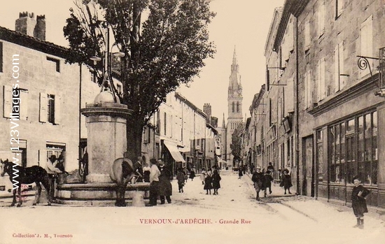 Carte postale de Vernoux-en-Vivarais