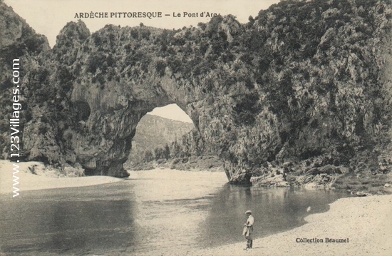 Carte postale de Vallon-Pont-d Arc