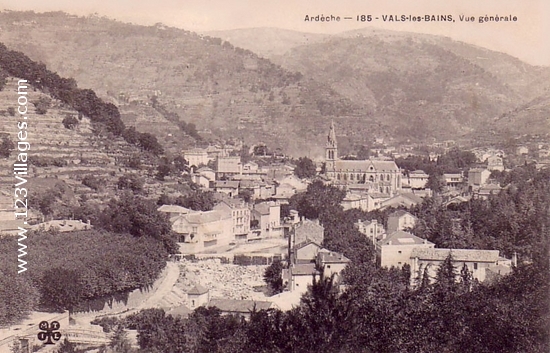 Carte postale de Vals-les-Bains