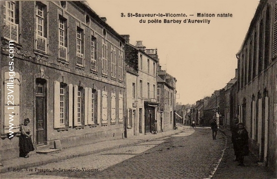 Carte postale de Saint-Sauveur-le-Vicomte