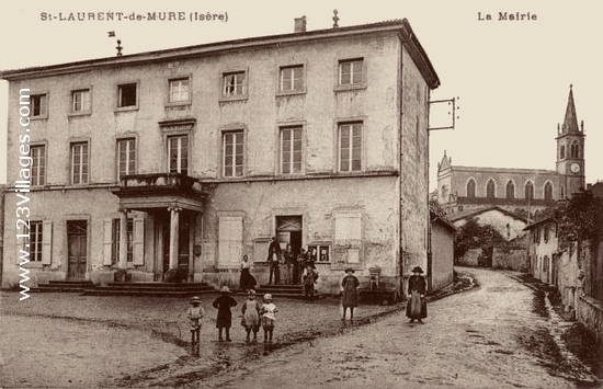 Carte postale de Saint-Laurent-de-Mure