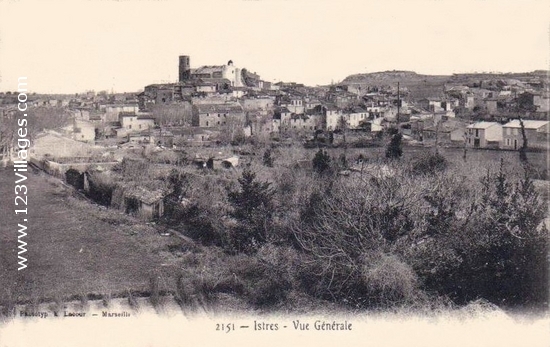 Carte postale de Istres