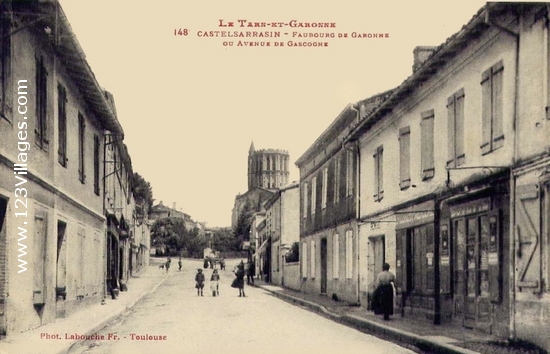 Carte postale de Castelsarrasin