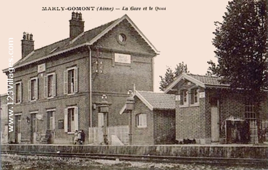 Carte postale de Marly-Gomont