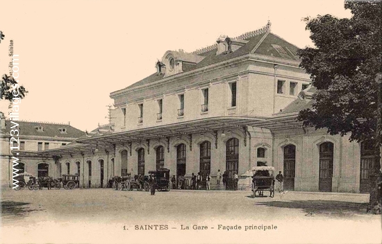 Carte postale de Saintes