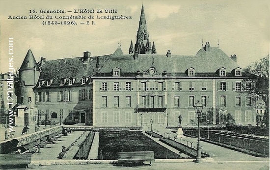 Carte postale de Grenoble